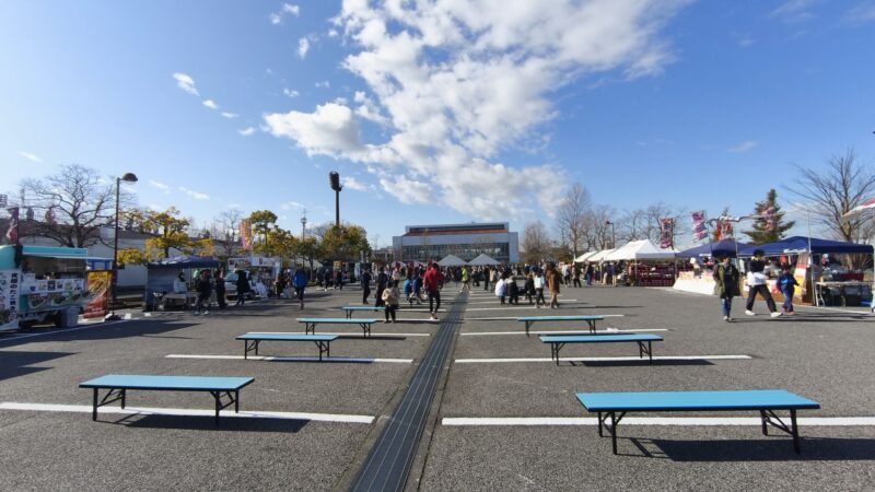 鴻巣パンジーマラソン　屋台エリア